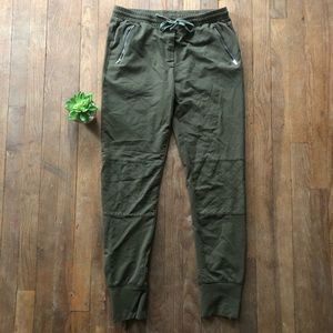 Olive joggers